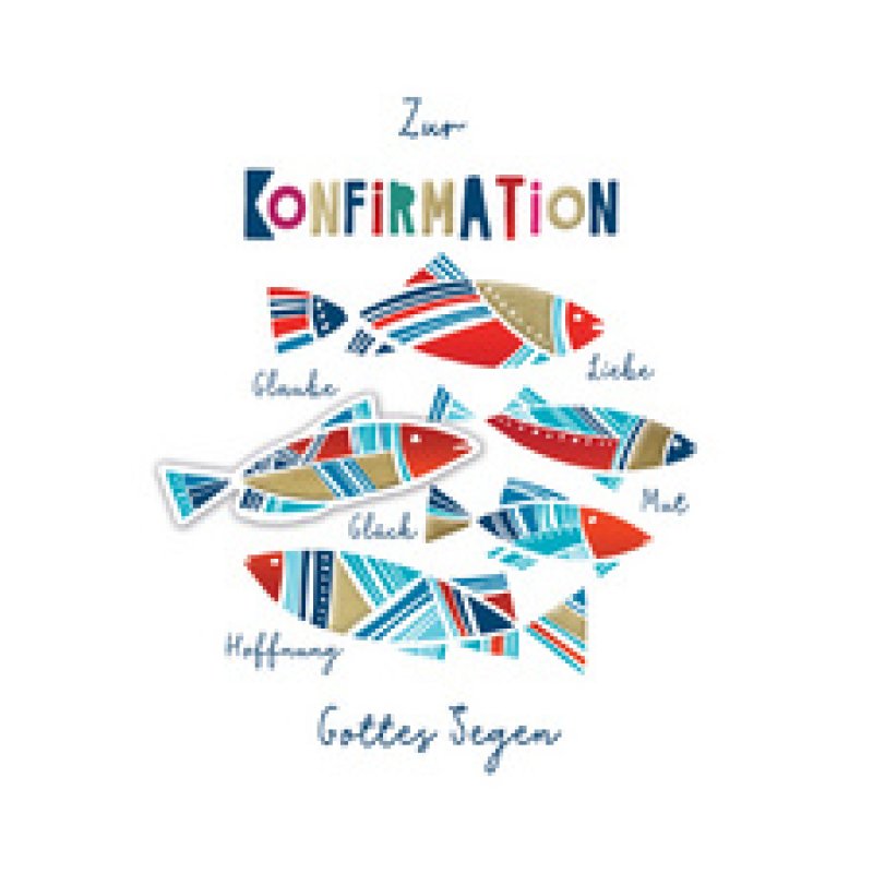 CACTUS Konfirmationskarte "Regenbogen"