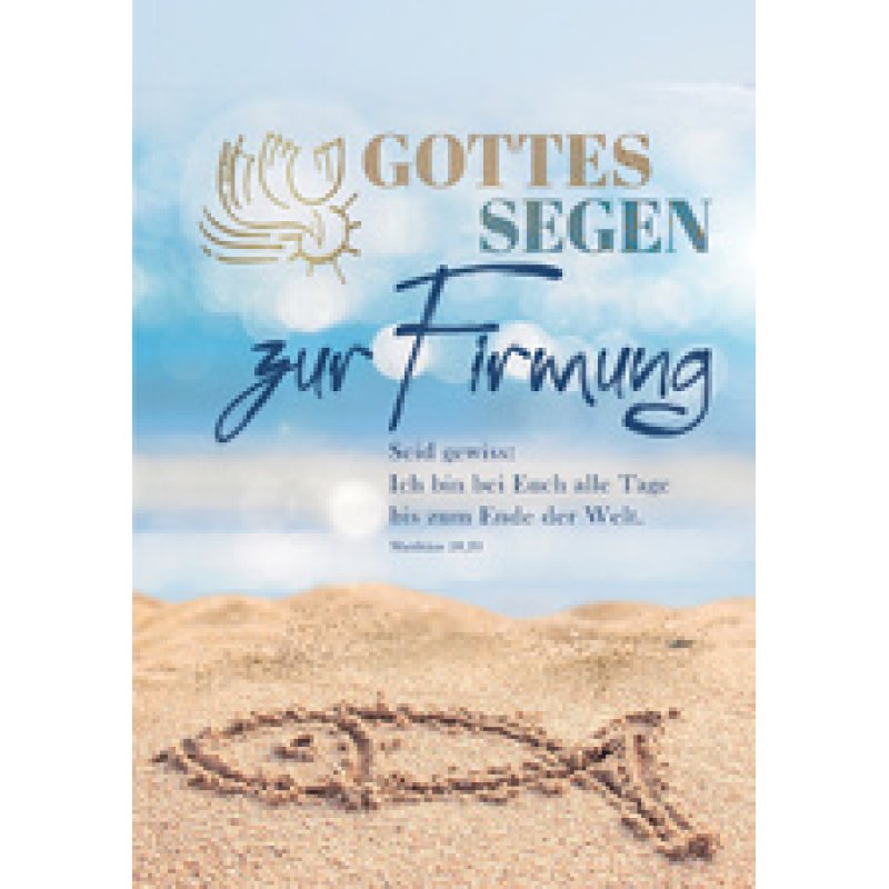 CACTUS Firmungskarte "Taube"