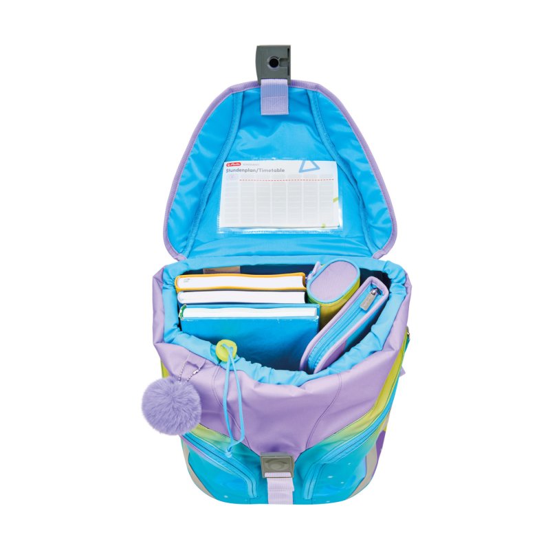 Herlitz SoftLight GREENline Little Monster school bag set Girl Polyester Blue, Lilac, Yellow