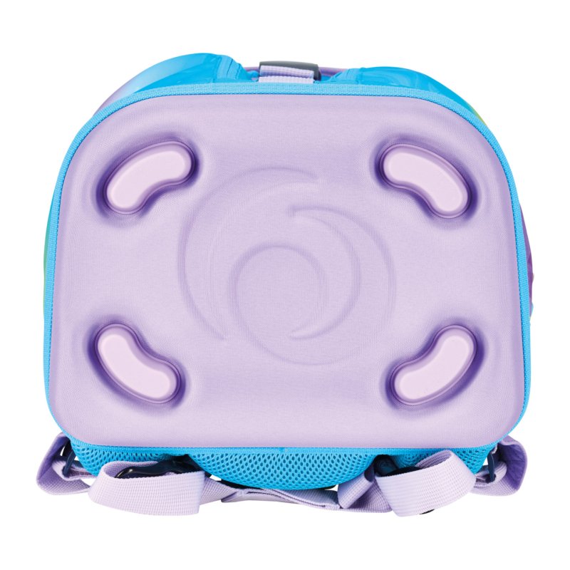 Herlitz SoftLight GREENline Little Monster Ensemble de cartables Fille Polyester Bleu, Lilas, Jaune