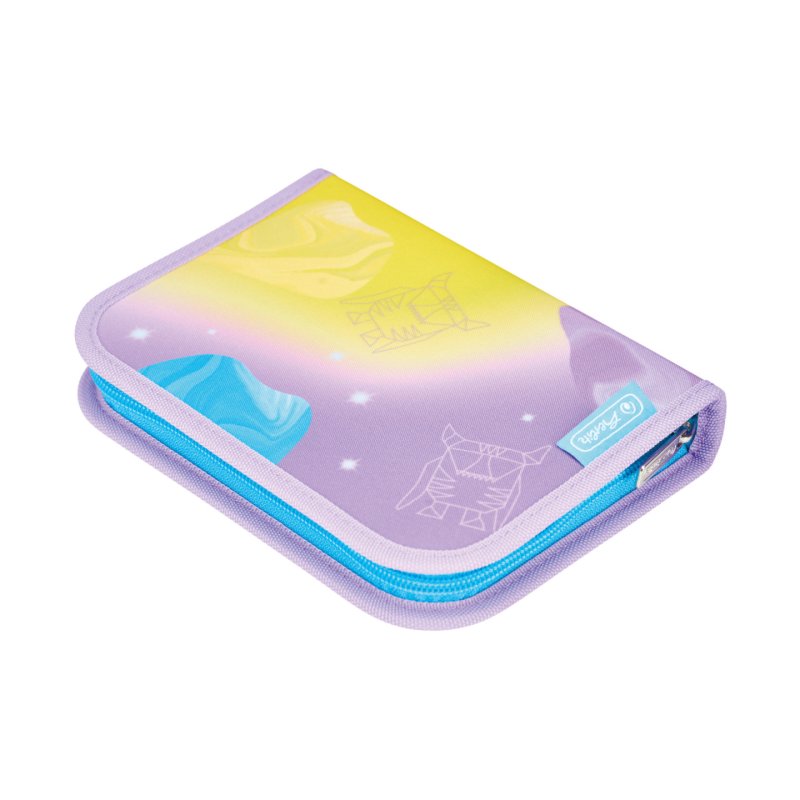 Herlitz SoftLight GREENline Little Monster Ensemble de cartables Fille Polyester Bleu, Lilas, Jaune