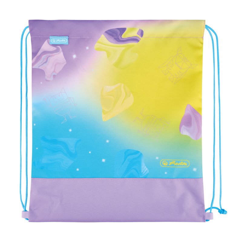 Herlitz SoftLight GREENline Little Monster Ensemble de cartables Fille Polyester Bleu, Lilas, Jaune