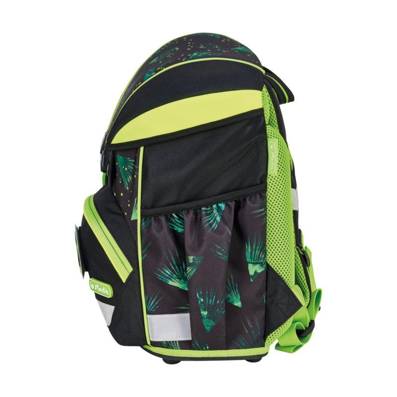 Herlitz UltraLight XL Plus Explorer Ensemble de cartables Garçon Polyester Noir, Vert