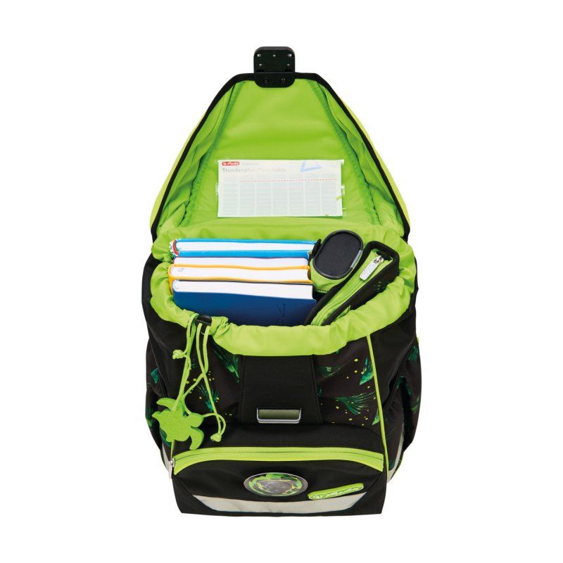 Herlitz UltraLight XL Plus Explorer school bag set Boy Polyester Black, Green