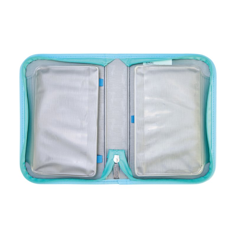 Herlitz Loop Plus Lucky Horse Ensemble de cartables Fille Polyester Bleu, Bleu clair