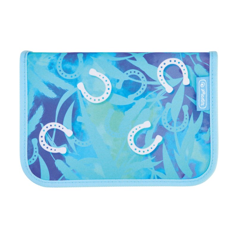 Herlitz Loop Plus Lucky Horse Ensemble de cartables Fille Polyester Bleu, Bleu clair