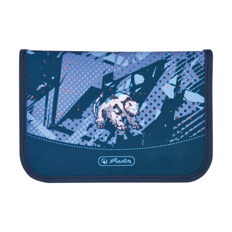 Herlitz Loop Plus TechMech school bag set Boy Polyester Blue, Orange