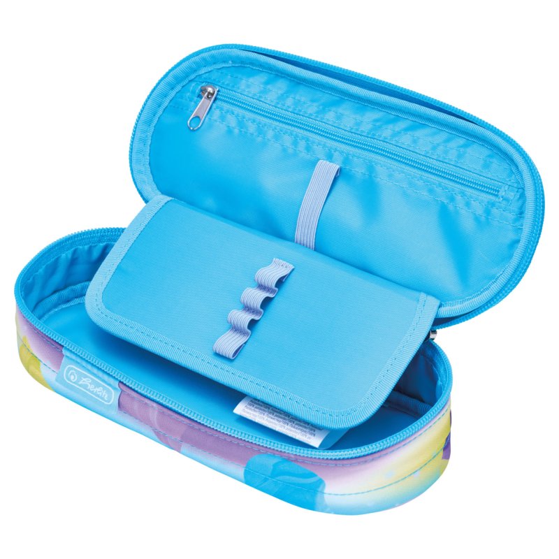 Herlitz Etui Little Monster Trousse à crayons Polyester Bleu, Lilas, Jaune
