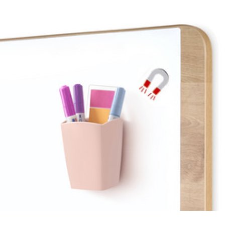 CEP Pot à crayons mineral, magnétique, rose poudré