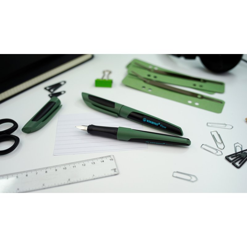 STABILO Flow SPORTY stylo-plume Système de remplissage cartouche Vert 1 pièce(s)