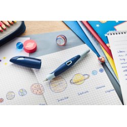 STABILO Stylo plume EASYbirdy 3D DreamWorld R, bleu, A