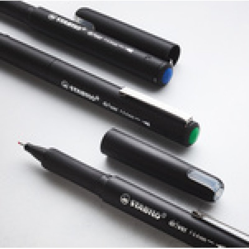 STABILO dr!ver fineliner Fine Black, Blue, Green, Red 4 pc(s)