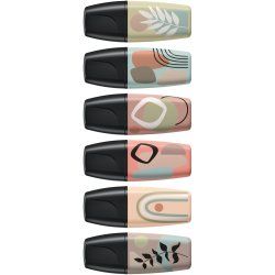 STABILO Surligneur BOSS MINI Naturevibes, étui carton de 6