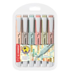 STABILO Surligneur swing cool NatureCOLORS, étui de 4