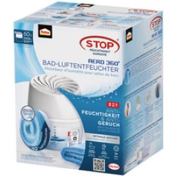 Pattex Déshumidificateur pour salle de bain AERO 360, blanc