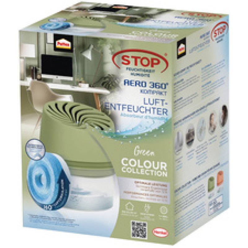 Pattex Déshumidificateur AERO 360 COMPACT, pêche