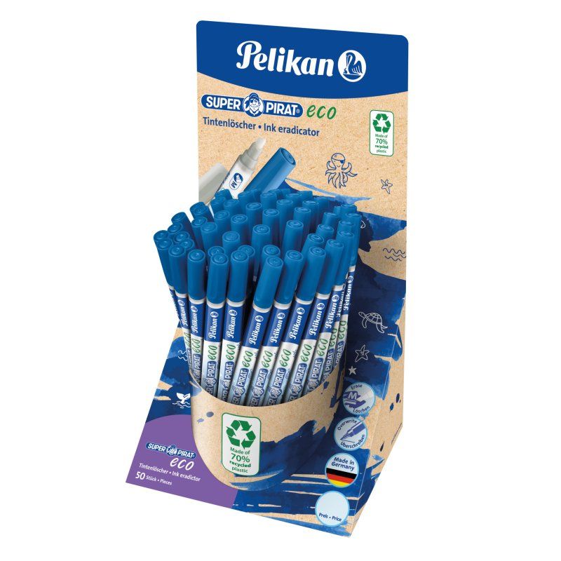 Pelikan Effaceur d'encre Super Pirat eco 850M, présentoir