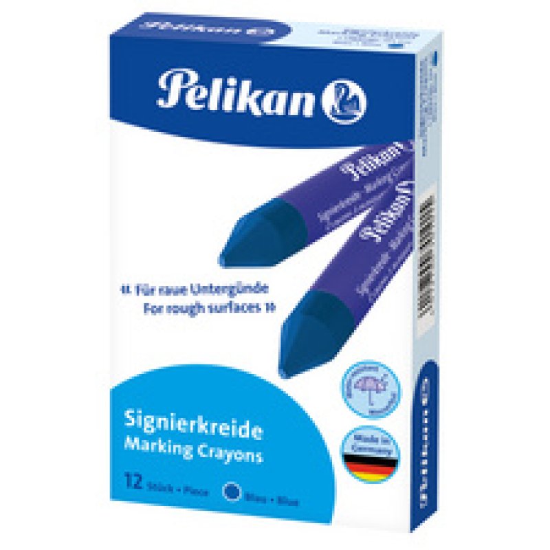 Pelikan Crayons à marquer 762, bleu, diamètre: 13,5 mm