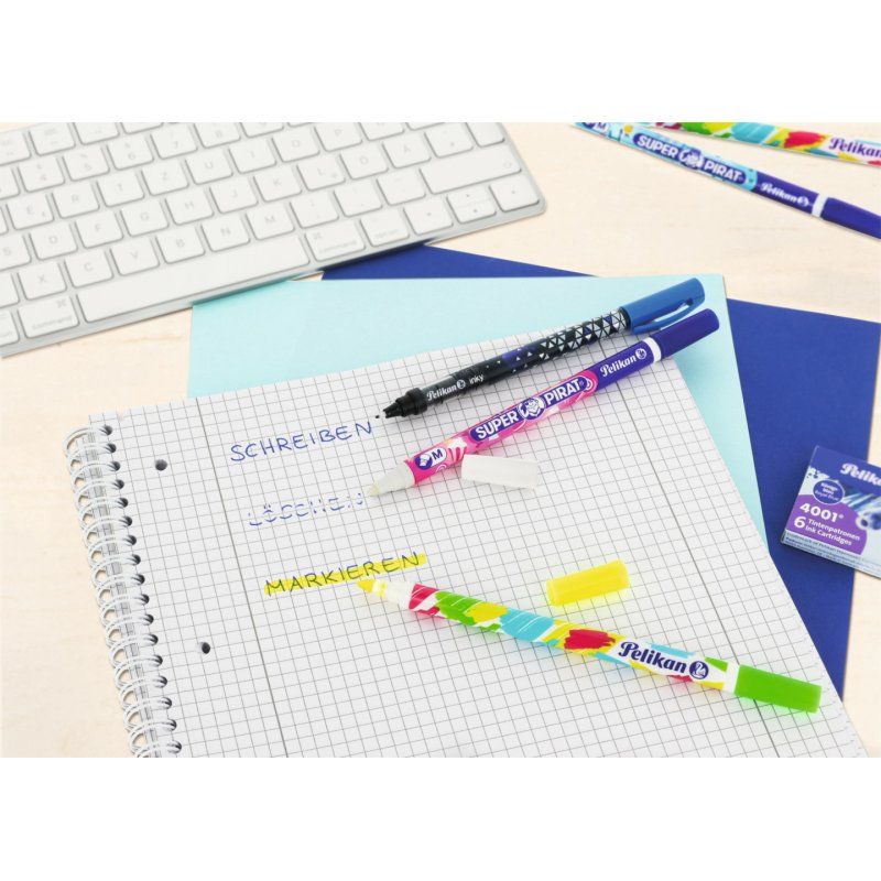 Pelikan Super Pirat gomme à effacer Plastique Multicolore 50 pièce(s)