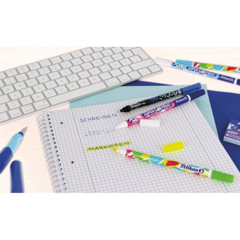 Pelikan Super Pirat gomme à effacer Plastique Multicolore 50 pièce(s)