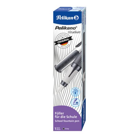 Pelikan 824507 stylo-plume Système de remplissage cartouche Gris 1 pièce(s)