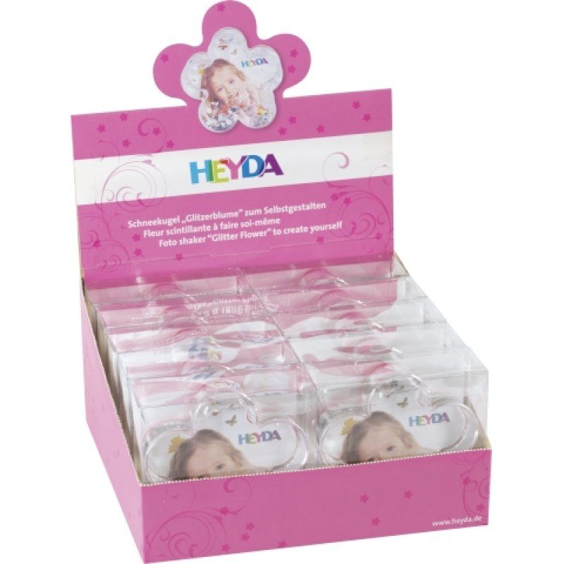 HEYDA 20-48 884 05 Décoration de noël traditionnelle Acrylique Transparent, Blanc 10 pièce(s)