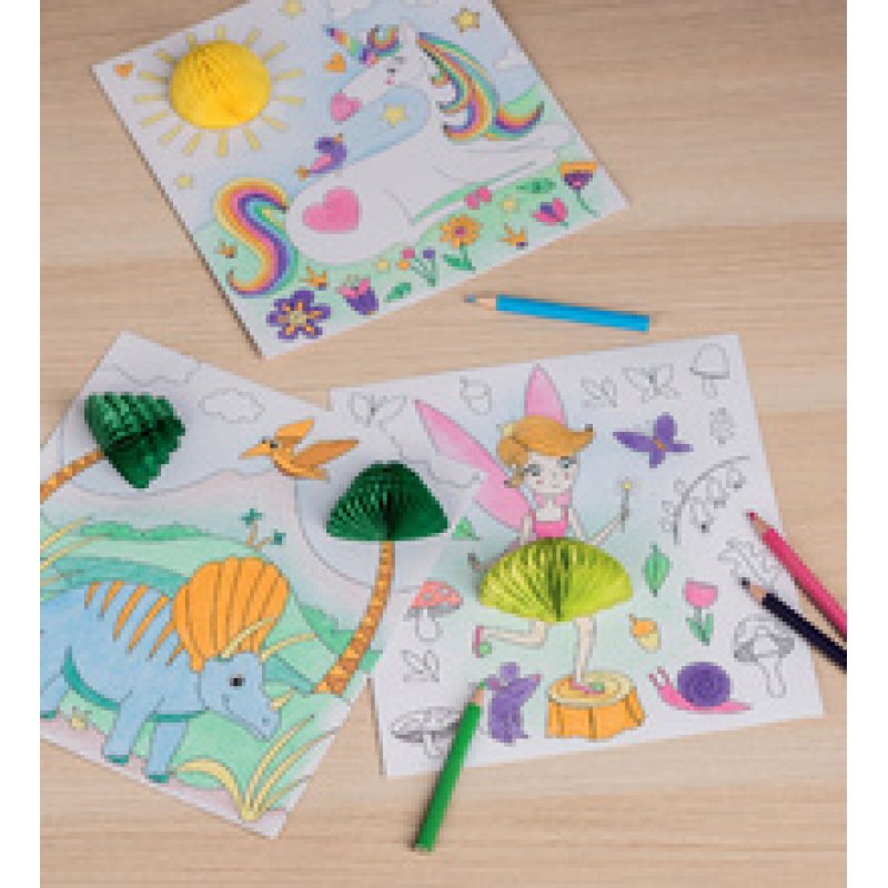 HEYDA Kit de coloriage 3D "Princesse", 15 pièces