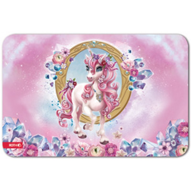 ROTH Sous-main "Jolie licorne", simili cuir