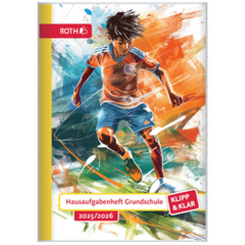 ROTH Hausaufgabenheft Klipp & Klar "T-Rex", 2025/2026