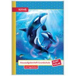 ROTH Hausaufgabenheft Klipp & Klar "Orcas"