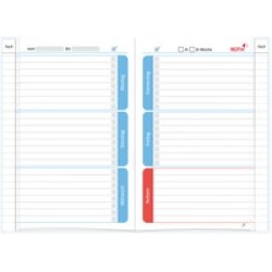 ROTH Hausaufgabenheft für clevere Faule "Disney Frozen"