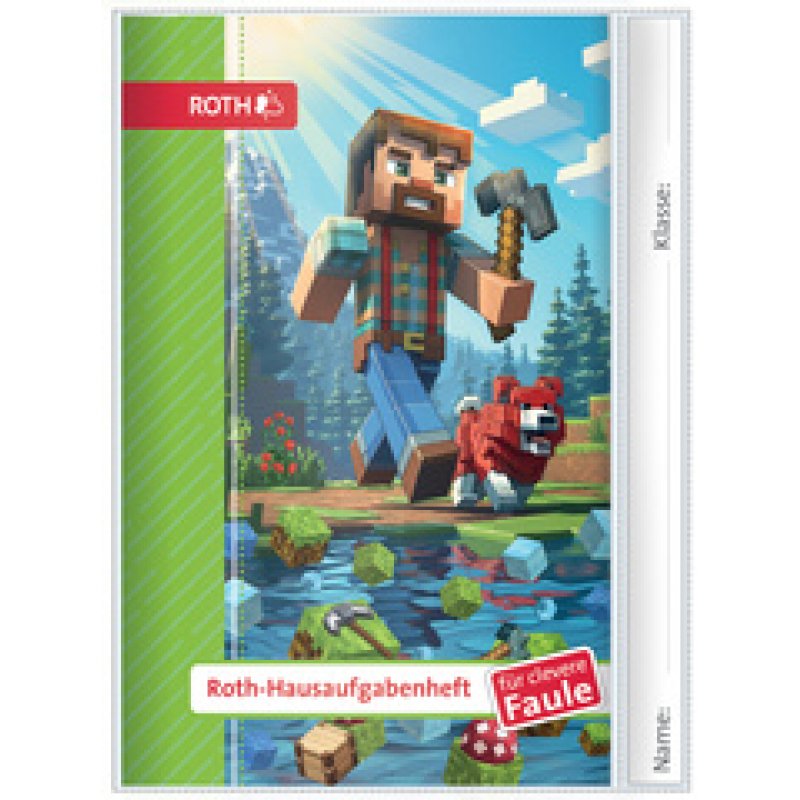 ROTH Hausaufgabenheft Kids für clevere Faule "Magische...