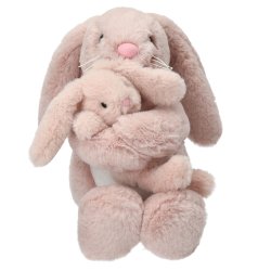 Princess Mimi - Plush Bunny Nelly With Baby - (0413509)
