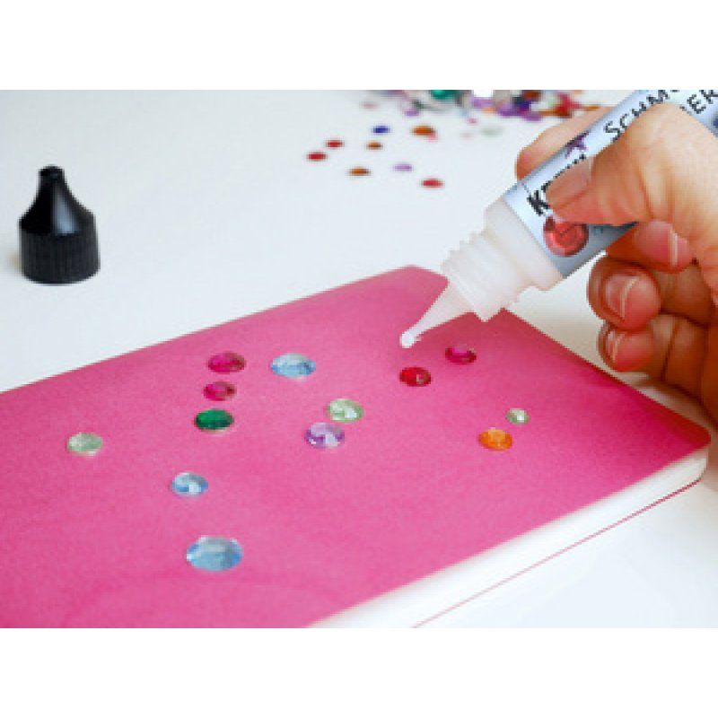 KREUL Colle pour pierres décoratives, flacon de 80 ml