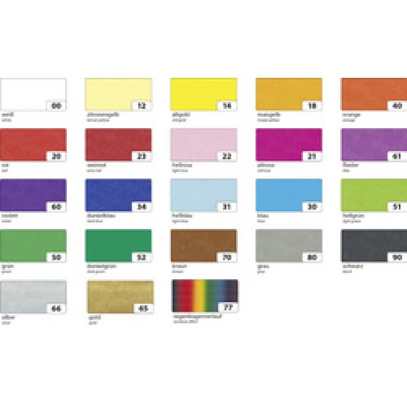 folia Papier de soie, (L)500x(H)700mm, 20 g/m2, marron clair