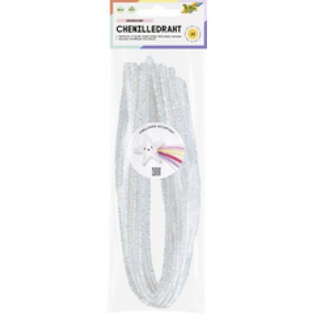 folia Fil chenille, longueur: 500 mm, irisé