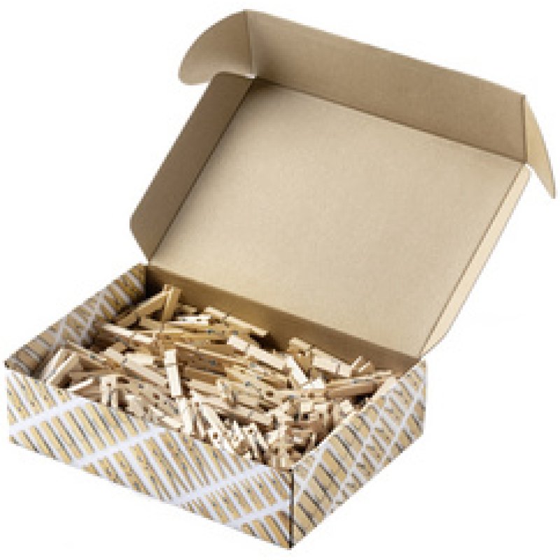 folia Mélange de pinces en bois PASTEL Jumbobox, 500 g