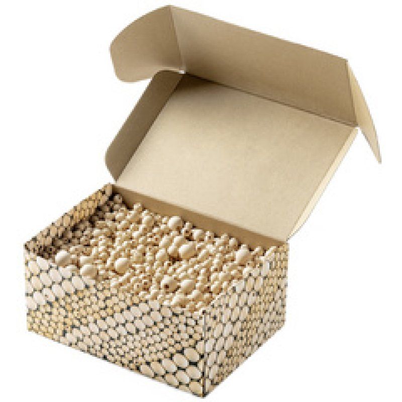 folia Mélange de perles en bois BASIC Jumbobox, 1 kg