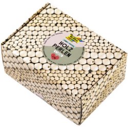 folia Mélange de perles en bois PASTEL Jumbobox, 1 kg