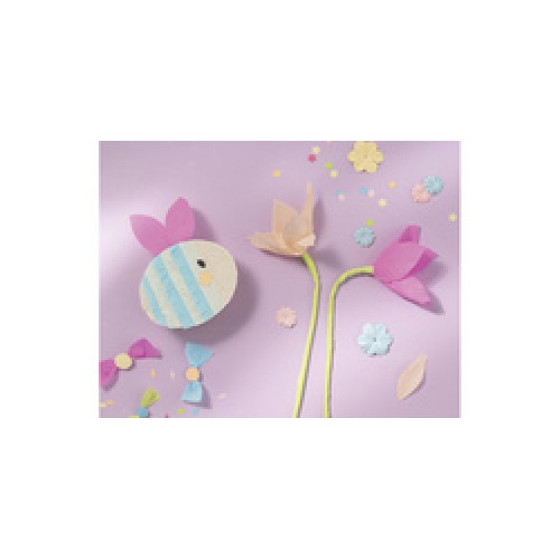 folia Rouleau de papier crépon, 500 mm x 2,5 m, rose