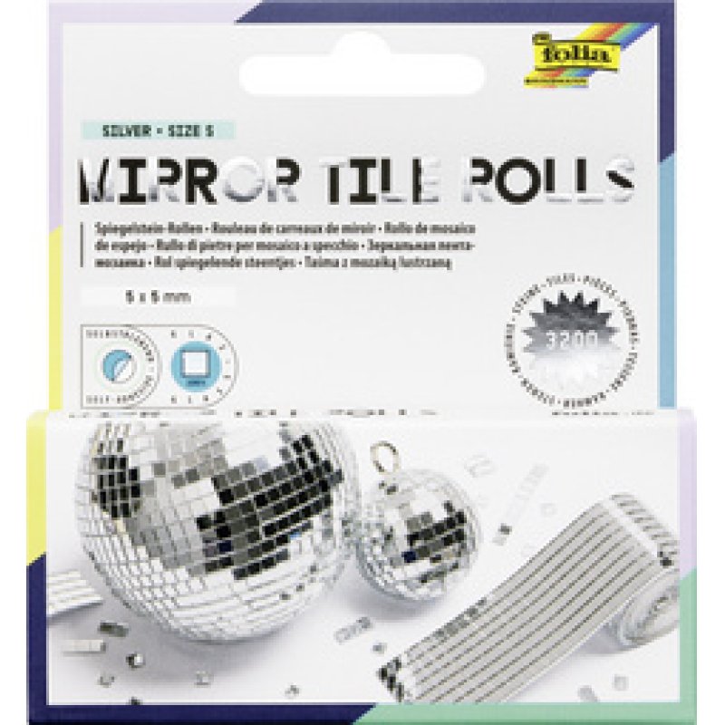 folia Rouleau de carreaux réfléchissants "Mirror Tile Rolls"