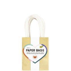 folia Sac en papier IRISÉ SCINTILLANT, taille: L