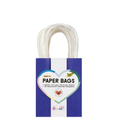 folia Sac en papier BASIC, taille: S, assorti