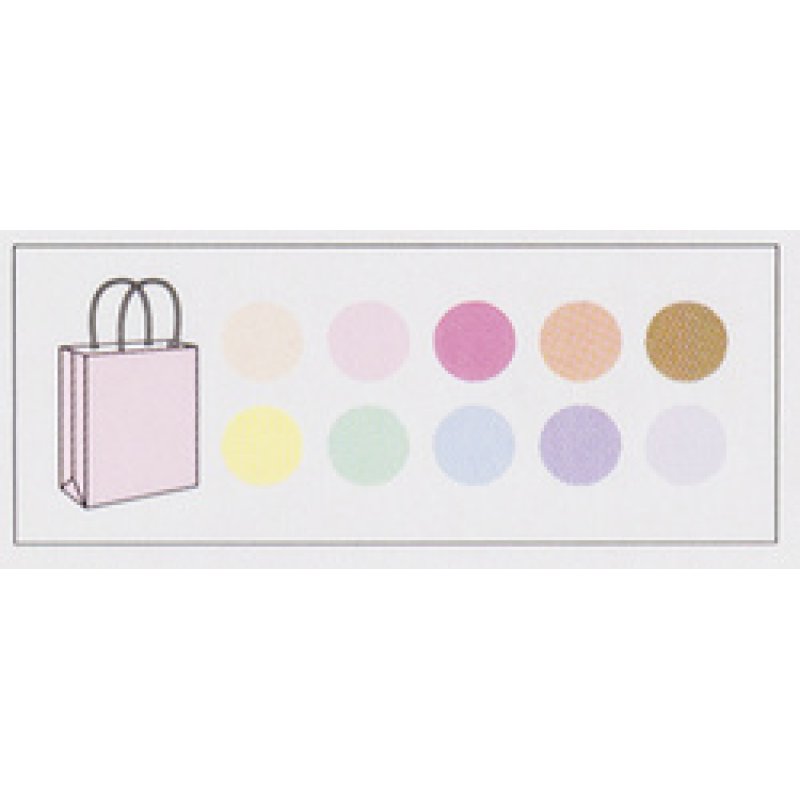 folia Sac en papier PASTEL, taille: S, assorti