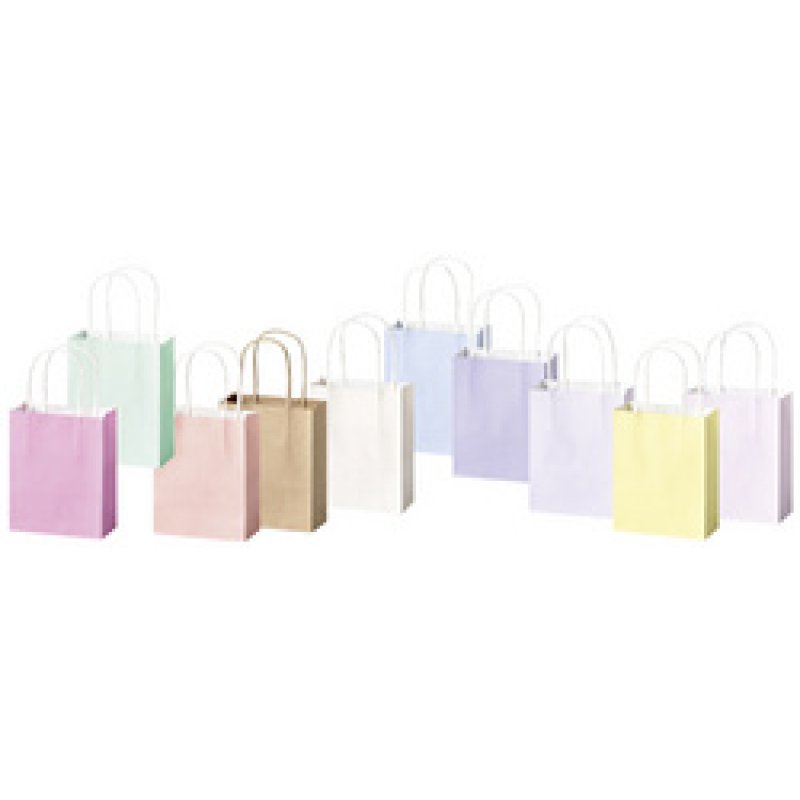 folia Sac en papier PASTEL, taille: S, assorti