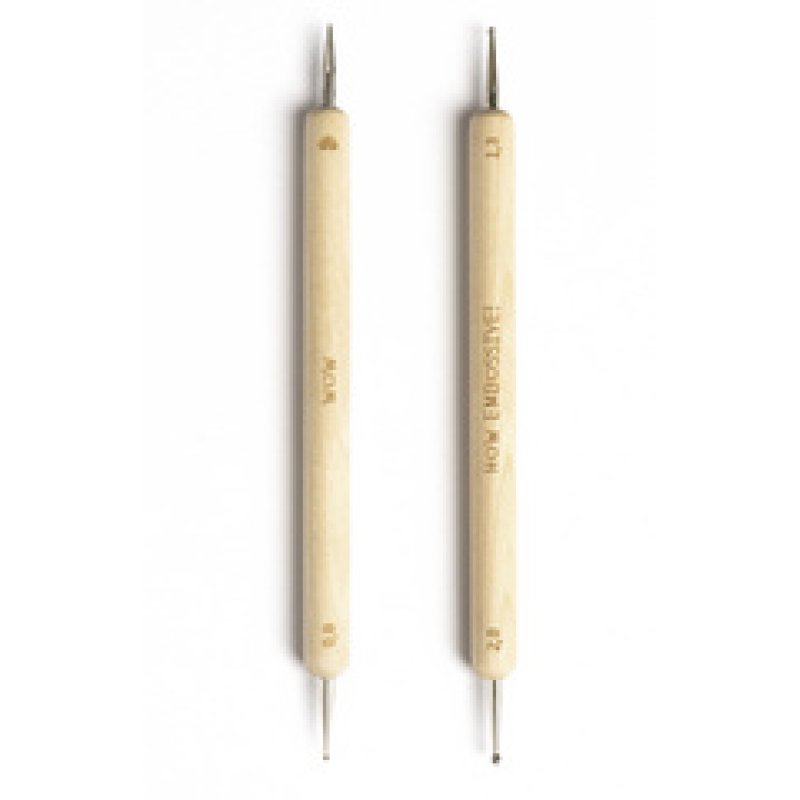 folia Set billes à gaufrer & poinçon, set de 2