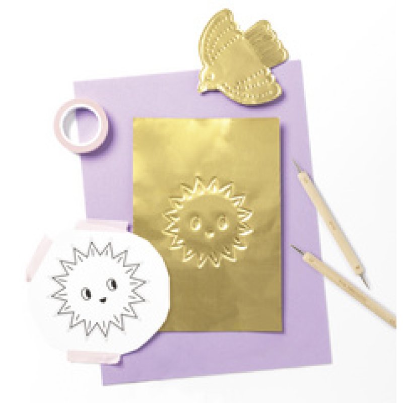 folia Set billes à gaufrer & poinçon, set de 2