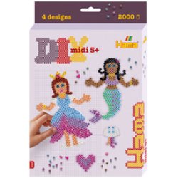 Hama Perles à repasser midi "Princesse & sirène", coffret