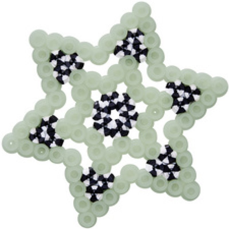Hama Perles à repasser midi "Étoile lumineuse", blister