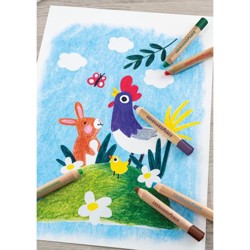 Eberhard Faber Mini Maxi Jumbo Couleurs assorties 6 pièce(s)